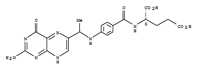 (2S)-2-[[4-[1-(2-氨基-4-氧代-1H-蝶啶-6-基)乙基氨基]苯甲?；鵠氨基]戊二酸