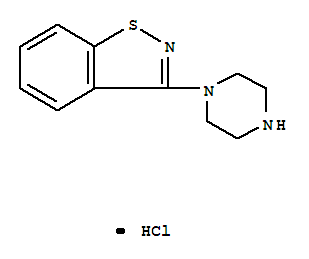 3-(1-哌嗪基)-1,2-苯并異噻唑鹽酸鹽; 4-(1,2-苯并異噻唑-3-基)-1-哌嗪鹽酸鹽