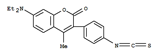 7-二乙胺基-3-(4'-異硫氰基苯基)-4-甲基香豆素
