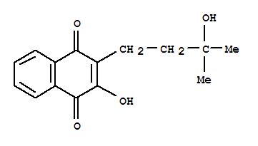 2-羥基-3-(3-羥基-3-甲基丁基)-1,4-萘二酮