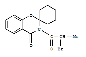 3-(2-溴代-1-氧代丙基)-螺[2H-1,3-苯并嗪-2,1''-環(huán)己烷]-4(3H)-酮