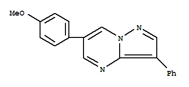 6-(4-甲氧基-苯基)-3-苯基-吡唑并[1,5-a]嘧啶