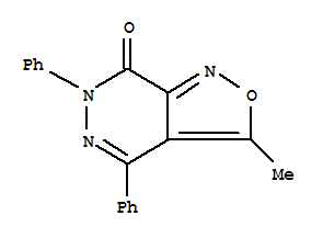 4,6-二苯基-3-甲基異惡唑并[3,4-d]噠嗪-7(6H)-酮